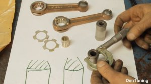 Китайский шатун Восход и  Хонда CR250