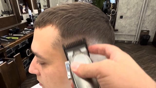 Fade , стрижка Цезарь, мужская стрижка/ man’s haircut, переход с нуля