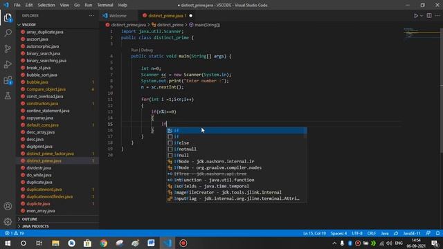Program to find Distinct Prime Factors of user inputted number in Java | Prime Factors of N number смотреть онлайн