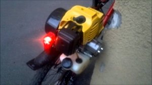 Бензогенератор на веломотор КОМЕТА