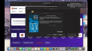 Install postgres and pgadmin in Mac OS