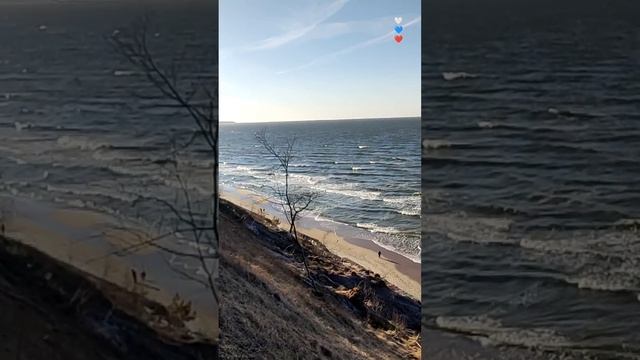 Балтийское море, курорт Светлогорск. март 2022.