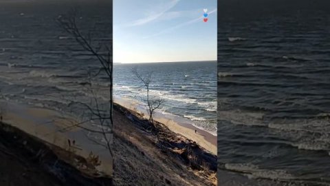 Балтийское море, курорт Светлогорск. март 2022.