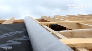 Двухскатная мансардная крыша. Гидроветрозащита, обрешетка, контробрешетка. КАК ПРАВИЛЬНО