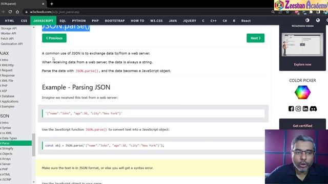 W3Schools JSON Tutorial | Learn JSON from W3Schools in Urdu Full Tutorial | JavaScript JSON tutoria