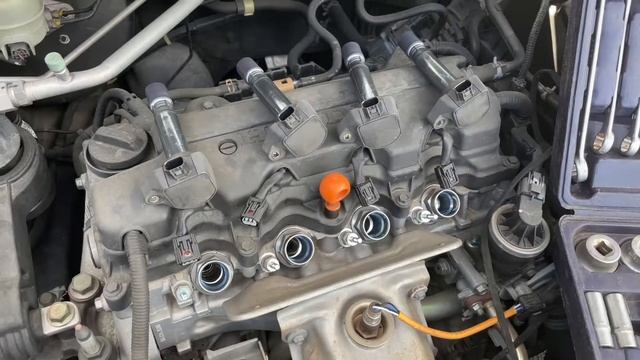 Замена свечей на Хонда Стрим рсз 2010г. смотреть онлайн