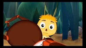 Навпаки міла та пчелёнок із лунтика злякались Бастера Муна Співай