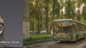 Екатеринбургский автобус до и после, но это нейросеть!