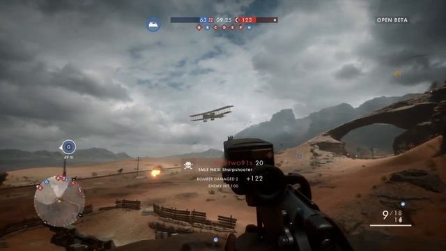 Battlefield™ 1 Open Beta snipe pilot смотреть онлайн