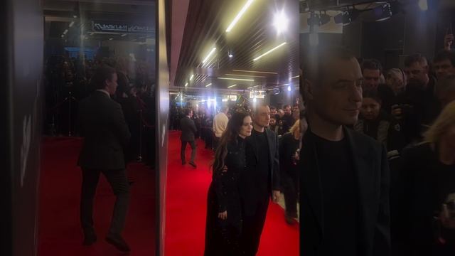 Юлия Снигирь и Евгений Цыганов на премьере фильма  «Мастер и Маргарита»