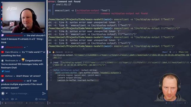 System Crafters Live! - Integrating Nushell with Emacs смотреть онлайн