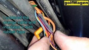 VW 01221 airbag light crash sensor fix (G179)