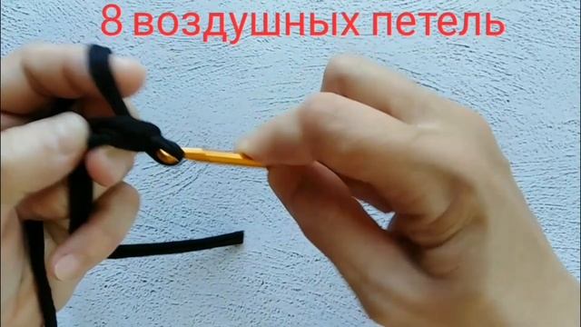 коврик мишка из трикотажной пряжи крючком▪ресницы, носик, щёчки, ушки, обвязка▪часть 2
