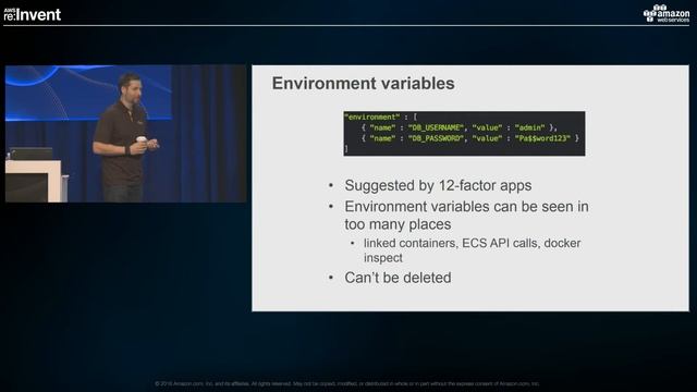 AWS re:Invent 2016: Securing Container-Based Applications (CON402) смотреть онлайн