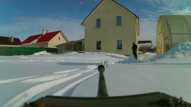 Heng Long Panther 3819 покатушки по снегу.