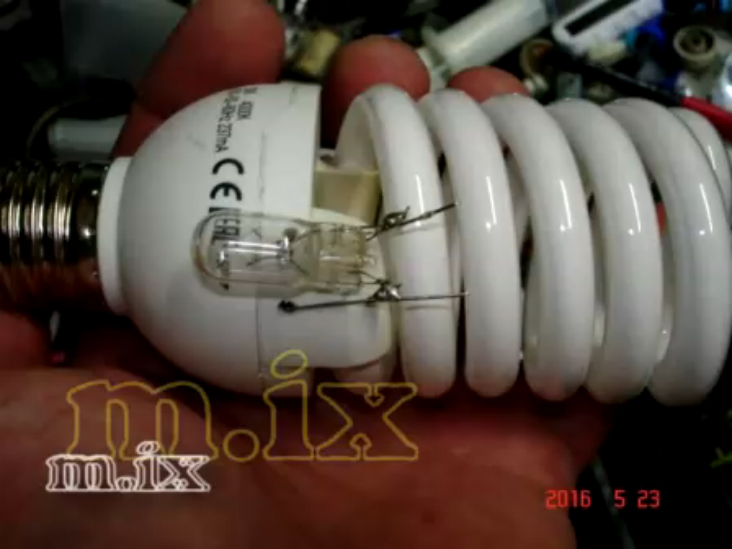 Ecola 30w Восстановление энергосберегайки  Восстановление энергосберегайки энергосберегающей лампы