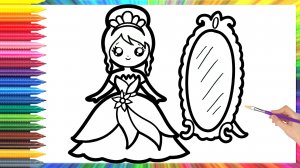 Как нарисовать принцессу для детей