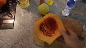 Жареная картошка с тыквой! Быстро и вкусно!