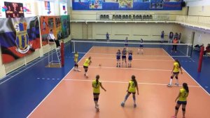 Детский волейбол. Девочки. Игра. Волейбол. Дмитров - Белгород