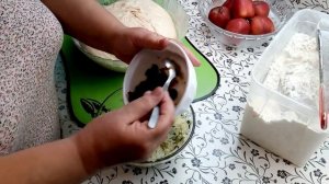 Пирог на картофельном отваре .