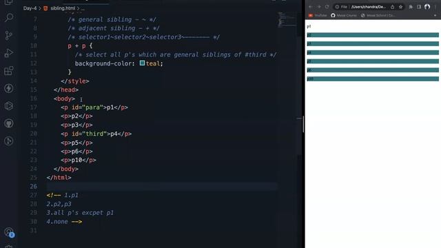 CSS Combinator from Beginning to Advance |  Web Development