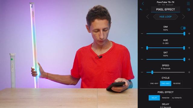 Световой жезл для видео и фото Nanlite Pavotube T8-7X смотреть онлайн