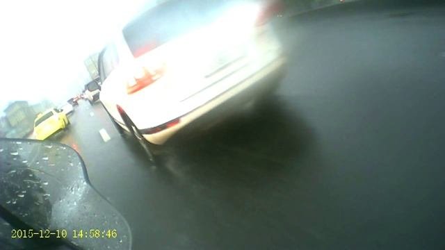 004. На скае (просто покатушки). Дождик в Москве