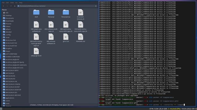 ArcoLinux : 2750 Pacman tip - How to tell pacman to overwrite certain files during install? смотреть онлайн