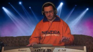 Новогоднее БУГИ. Автор музыки и исполнитель - Эйтор Кришевичюс. Roland E-50