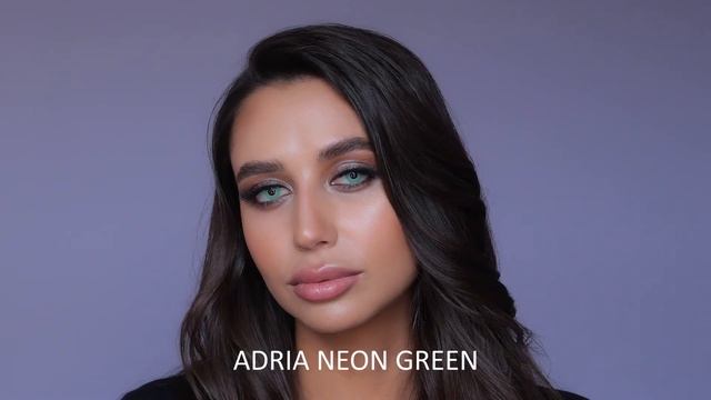 ADRIA Neon Green на темных глазах смотреть онлайн