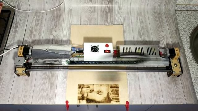 Компактный выжигатель. Выжигание горячим воздухом.