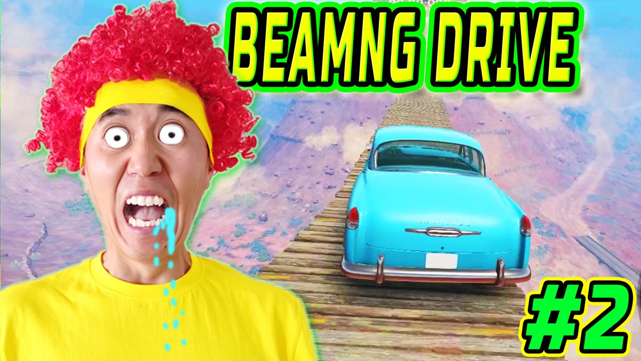 Бессмысленное разрушение машин в игре Beamng Drive