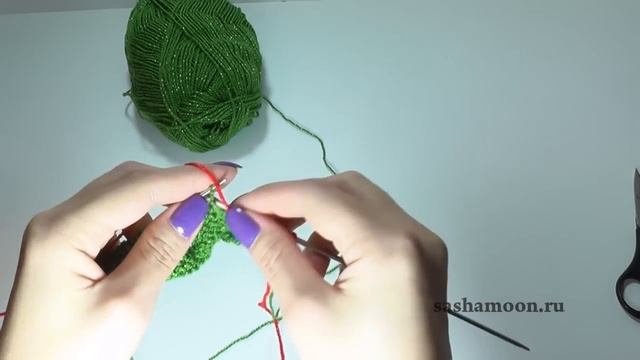 Смена нити при вязании. УРОКИ ВЯЗАНИЯ СПИЦАМИ. #SM смотреть онлайн