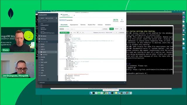 Introduction to GDELT for the MongoDB World Hackathon 22 - Session 1