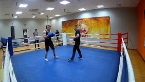 первая тренировка по боксу