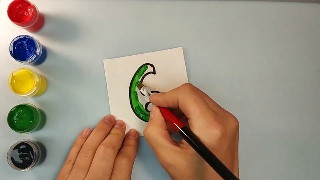 Рисуем цифры с глазками и разукрашиваем их красками! Учим цифры от 1-10 смотреть онлайн