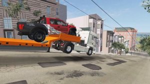 ФУРА БЕЗ ТОРМОЗОВ ЛЕТИТ С ГОРЫ - ОТКАЗАЛИ ТОРМОЗА ОТ ПЕРЕГРЕВА!