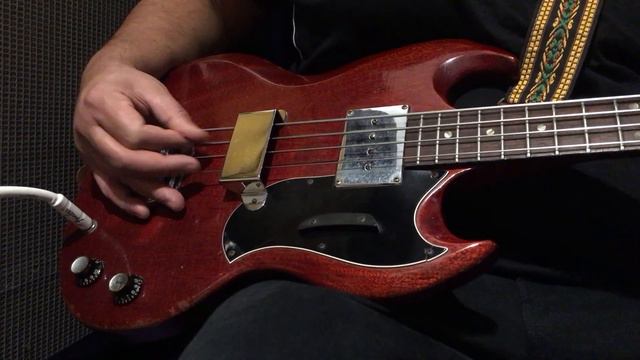 1966 Gibson EB-0 Bass / WEM Dominator Bass mkI - vintage guitar demo смотреть онлайн