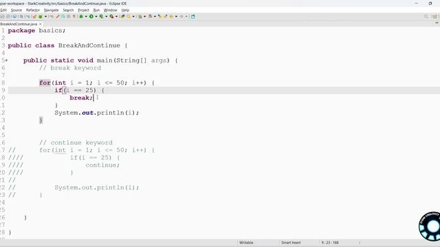 Difference between break & continue keywords in java | Ch-1 P-10.1 | Complete Java Course in Hindi