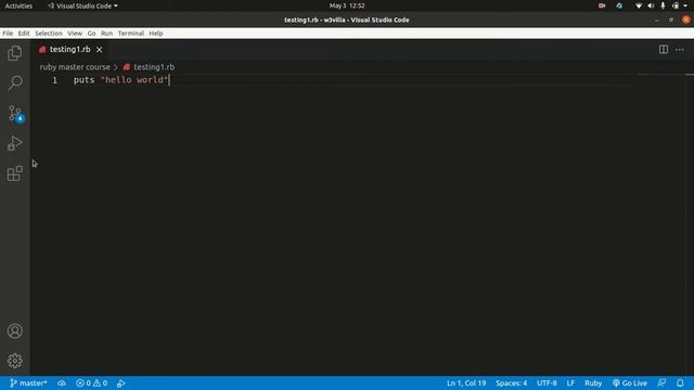 How To Run Ruby Program In VS Code | Configure Visual Studio For Ruby 2022 | Ruby Master Course #2