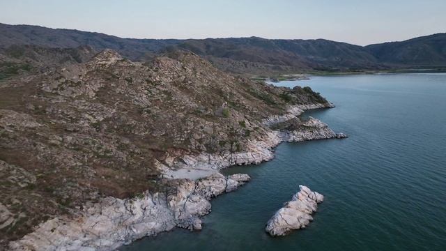 Бухтарминское водохранилище - Нарымский хребет - После заката