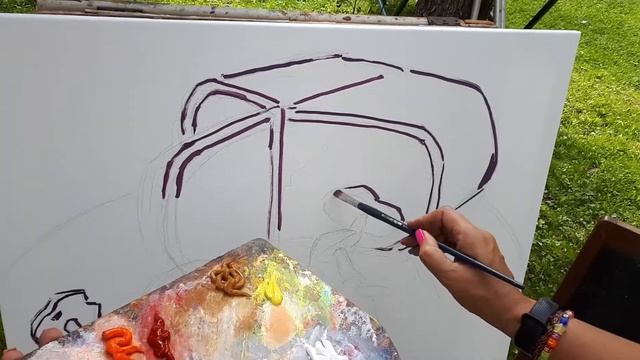 Как писать маслом. Что такое ПОДМАЛЁВОК.