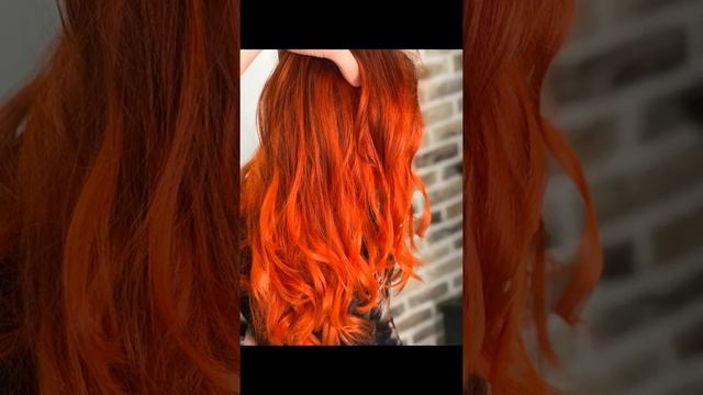 Яркий балаяж / Красное окрашивание волос балаяж (balayage) / Минск