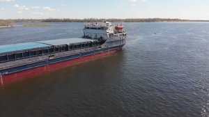 теплоход "Старополье". тип Волго-Балт на Красноармейском рейде
