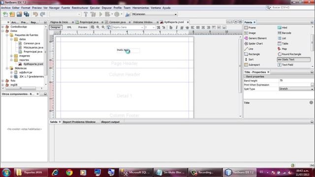 Reportes IReport Java SQL Server 2008-2012 смотреть онлайн