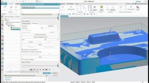 Обработка простой детали в Siemens NX CAM