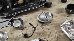 Honda Civic тюнинг фар, установка светодиодных Bi Led линз