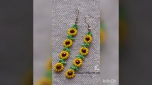 Идеи серёжек из бисера,ТТ #бисер #handmade #подборки #тренды #тт #tiktok #jewelry #хобби #туториал