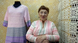 Платье "Р. Р. Р."  Мастер-класс по вязанию крючком от О. С. Литвиной.