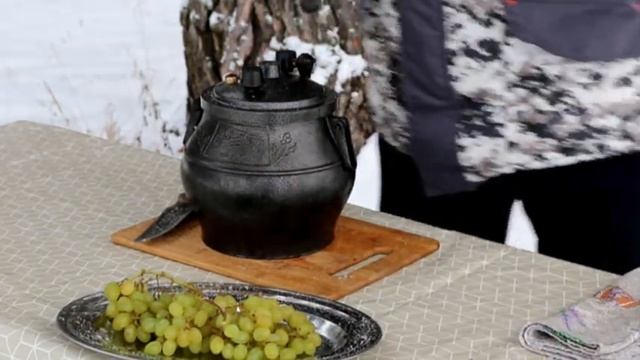 Перловая каша со свининой в афганском казане